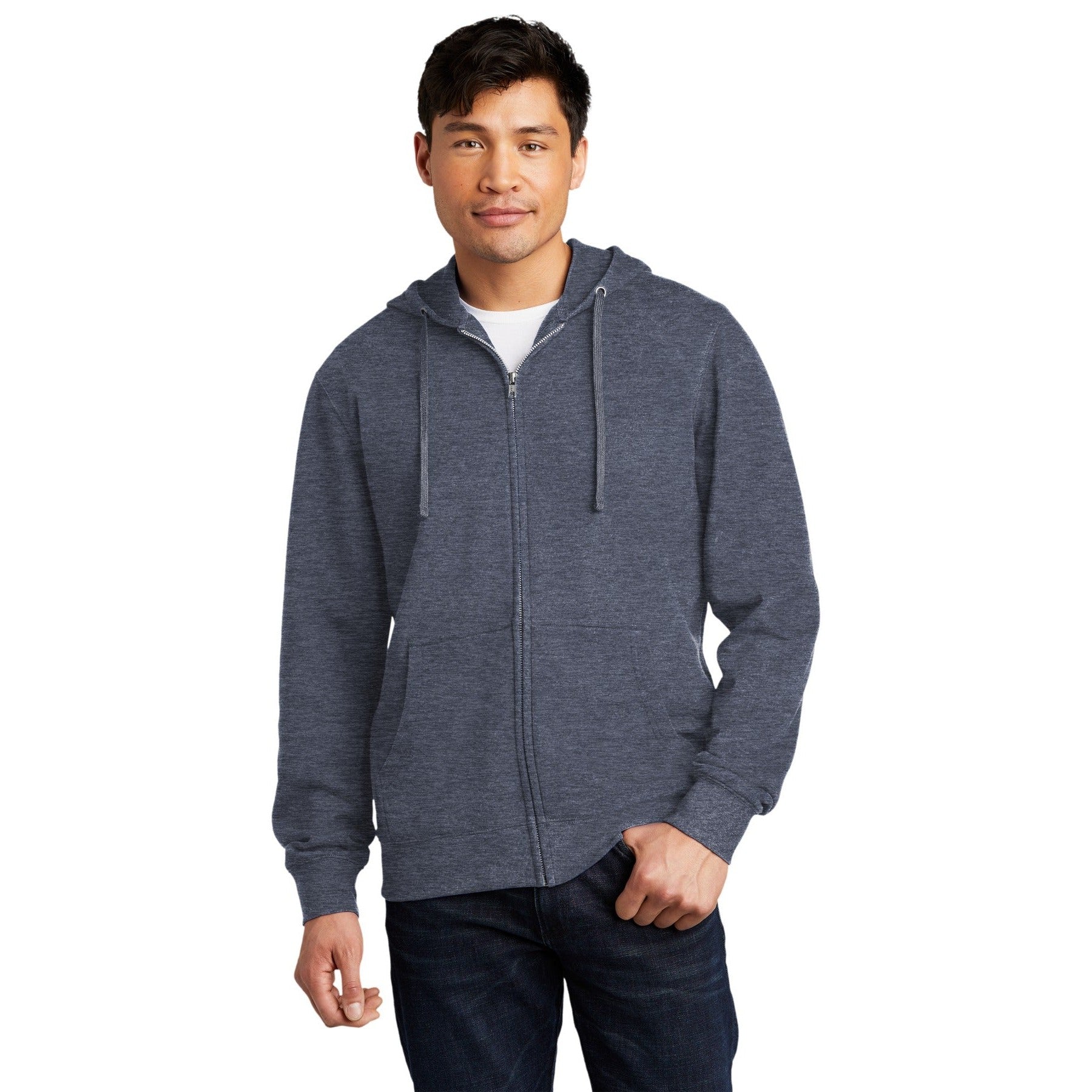 District-District® V.I.T.™Fleece Full-Zip Hoodie DT6102-MedTech-7